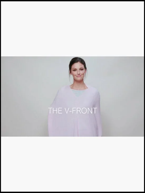 Luxe Cashmere Poncho Topper Lightweight Soft Cozy Versatile Elegant Chic - Picture 7 of 7